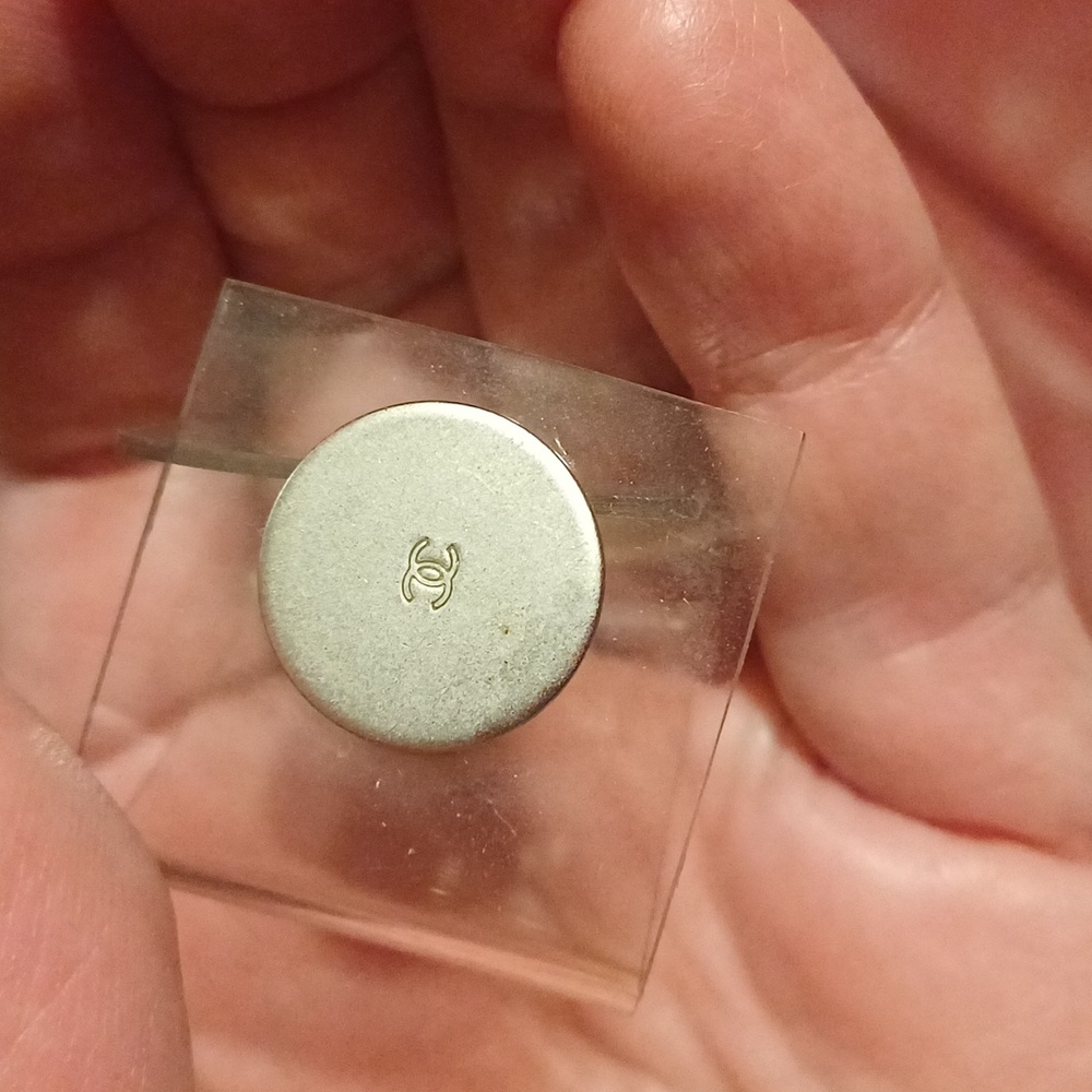 Authentic CHANEL Transparent Ring Year 2000 size 7 7.25 - Picture 12 of 12